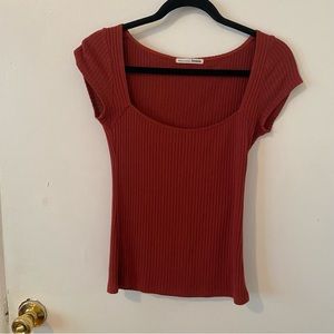 Reformation Bardot top